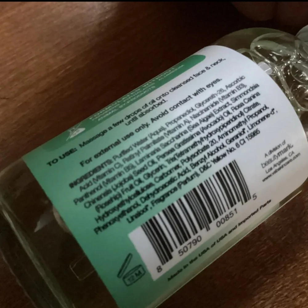 Vitamins and Sea Beauty Rejuvenating Face Serum Sea Kale Hyaluronic Acid